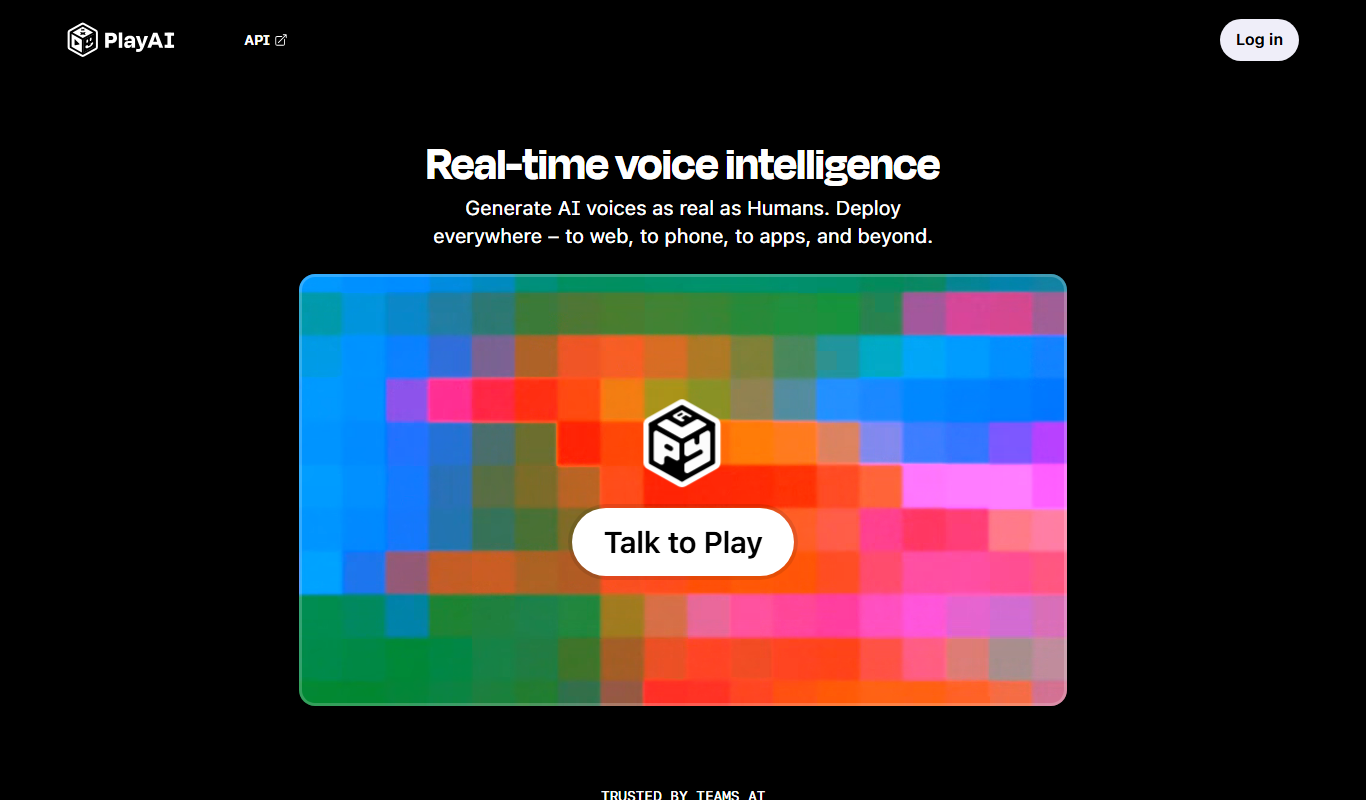 Play AI app screenshot