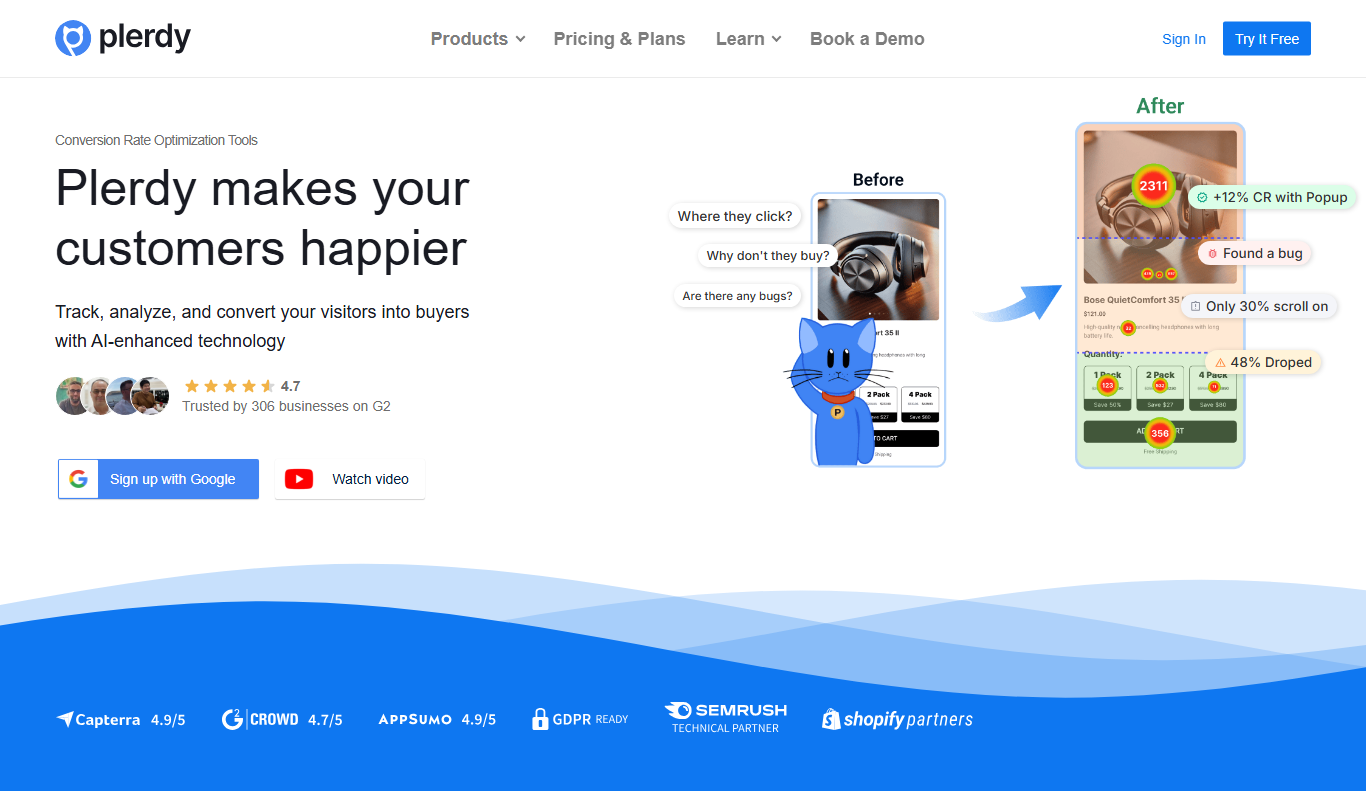 Plerdy app screenshot