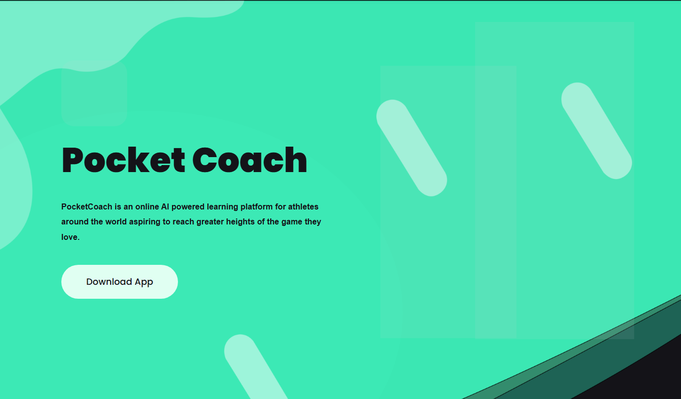 Screenshot of the PocketCoach interface