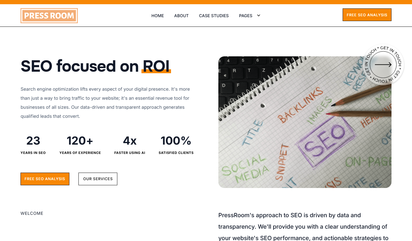 PressRoom.ai app screenshot