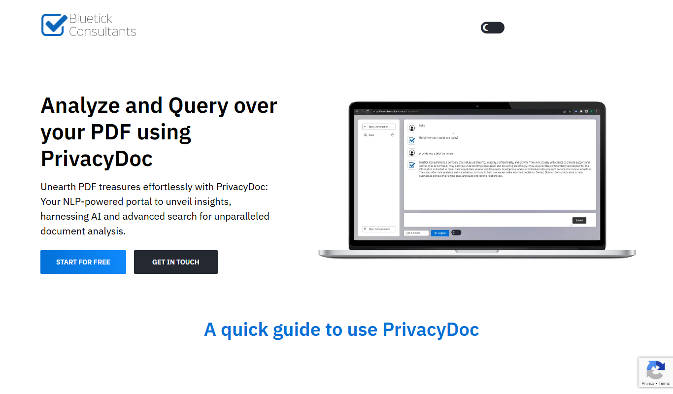 PrivacyDoc app screenshot