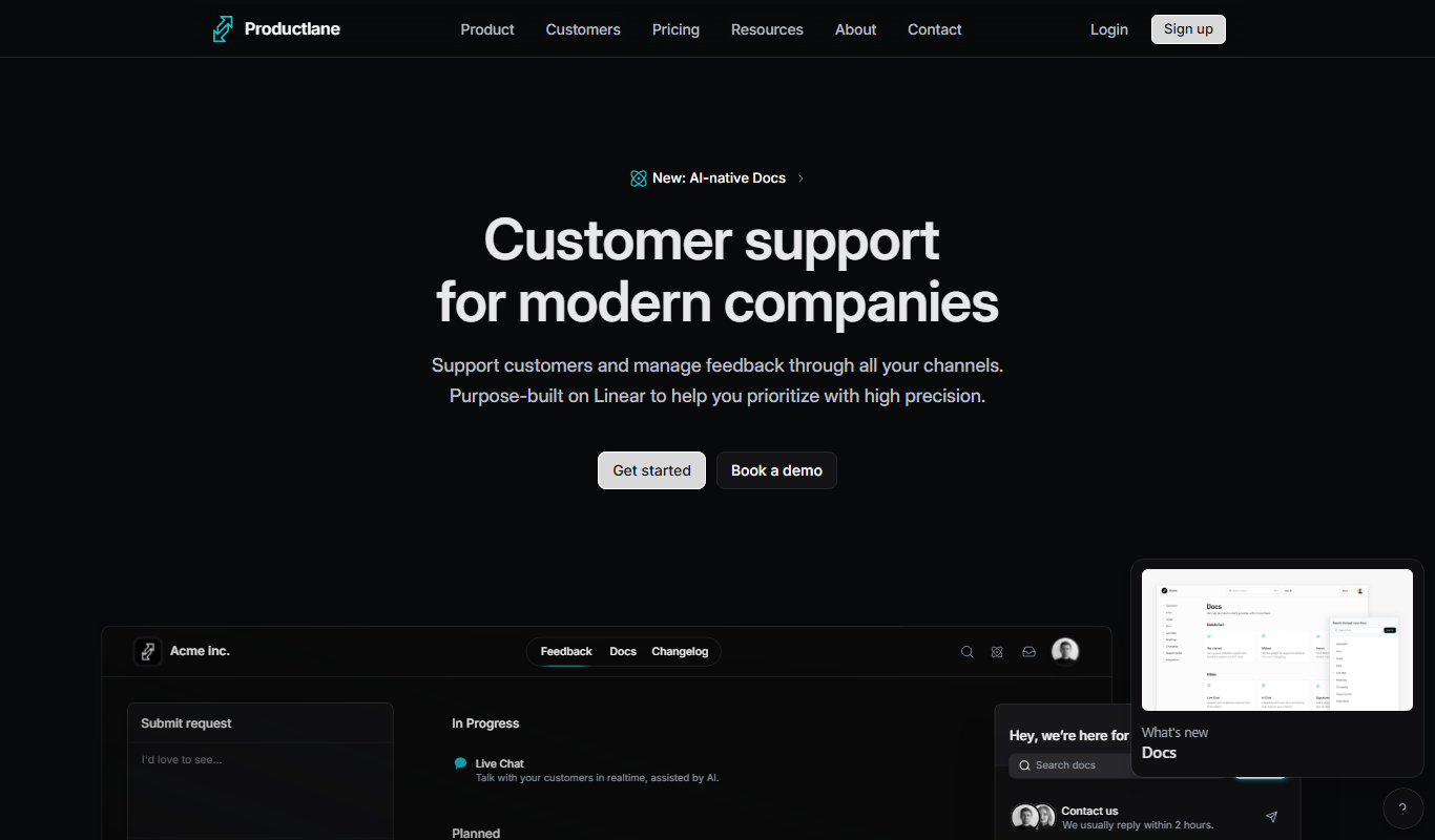 Productlane app screenshot