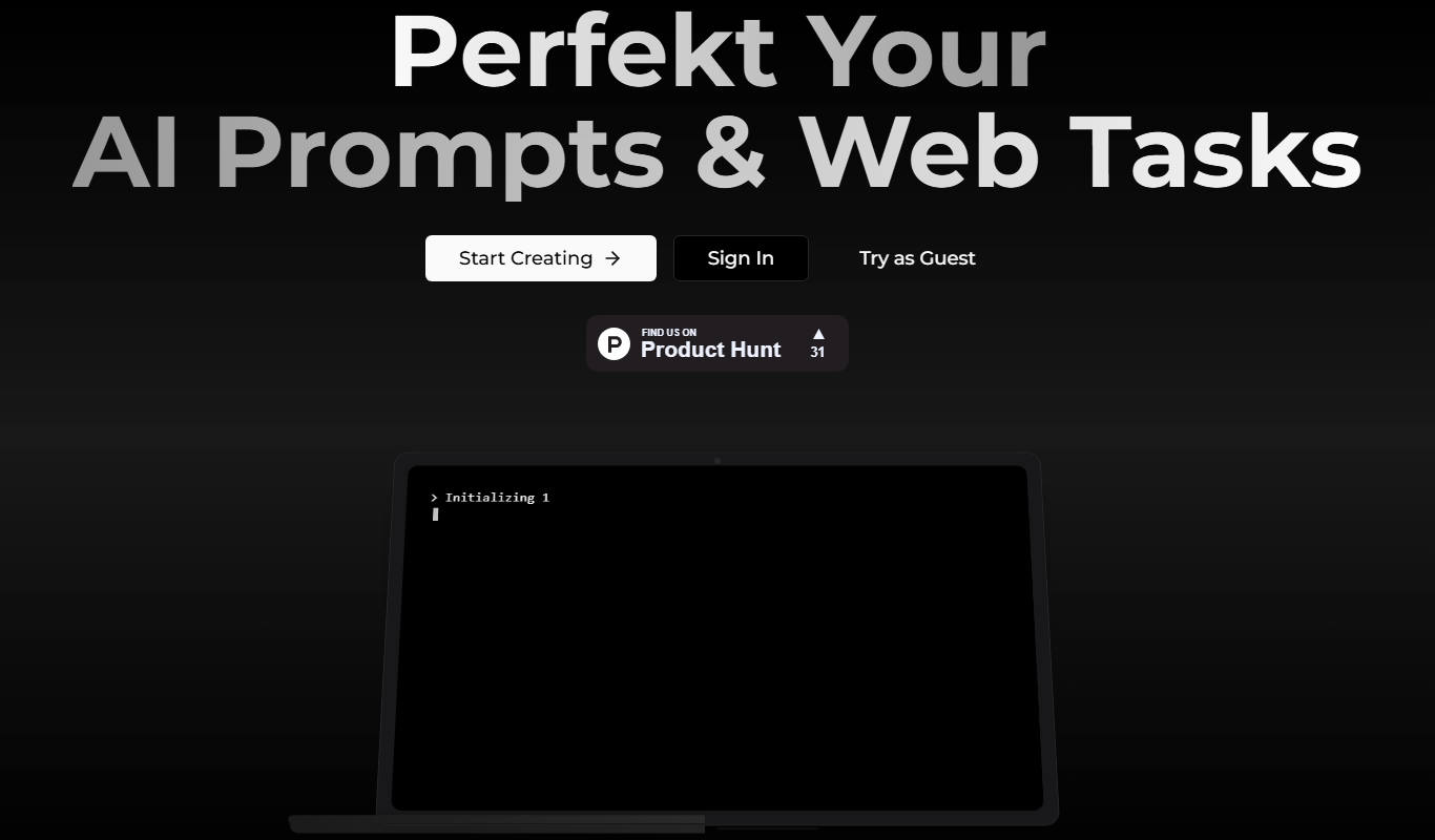 Prompt Perfekt app screenshot