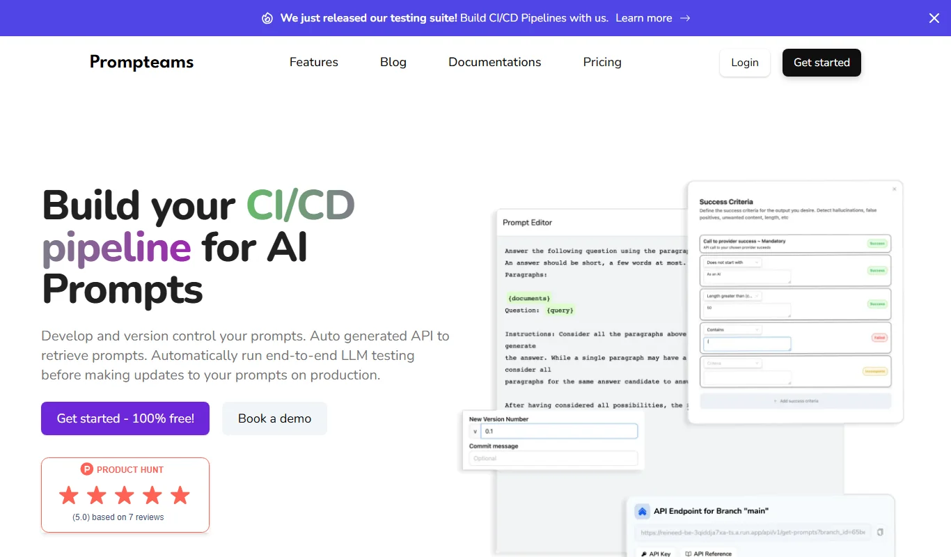 Prompteams AI Prompt Collaboration Platform For Teams