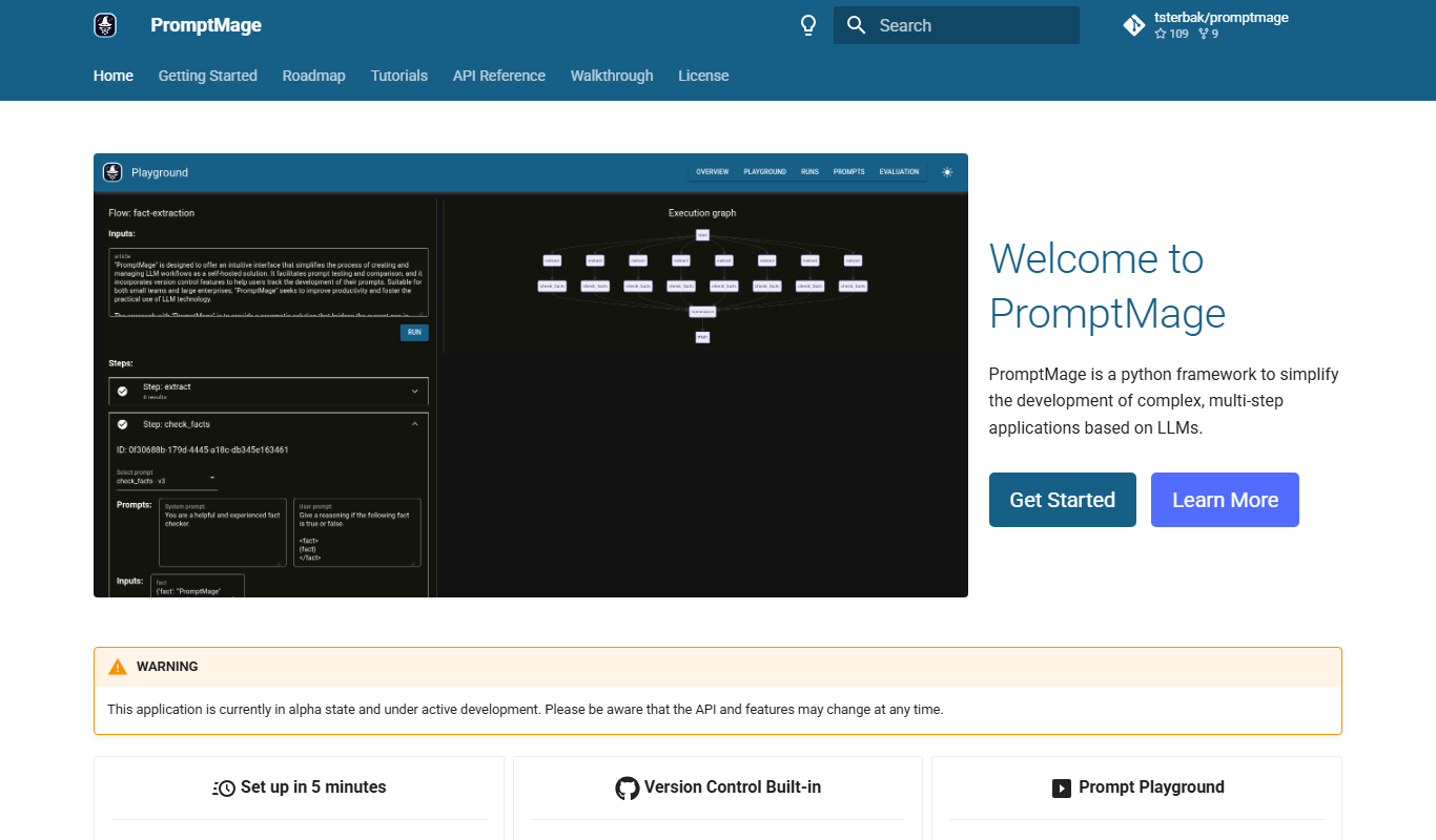 PromptMage app screenshot