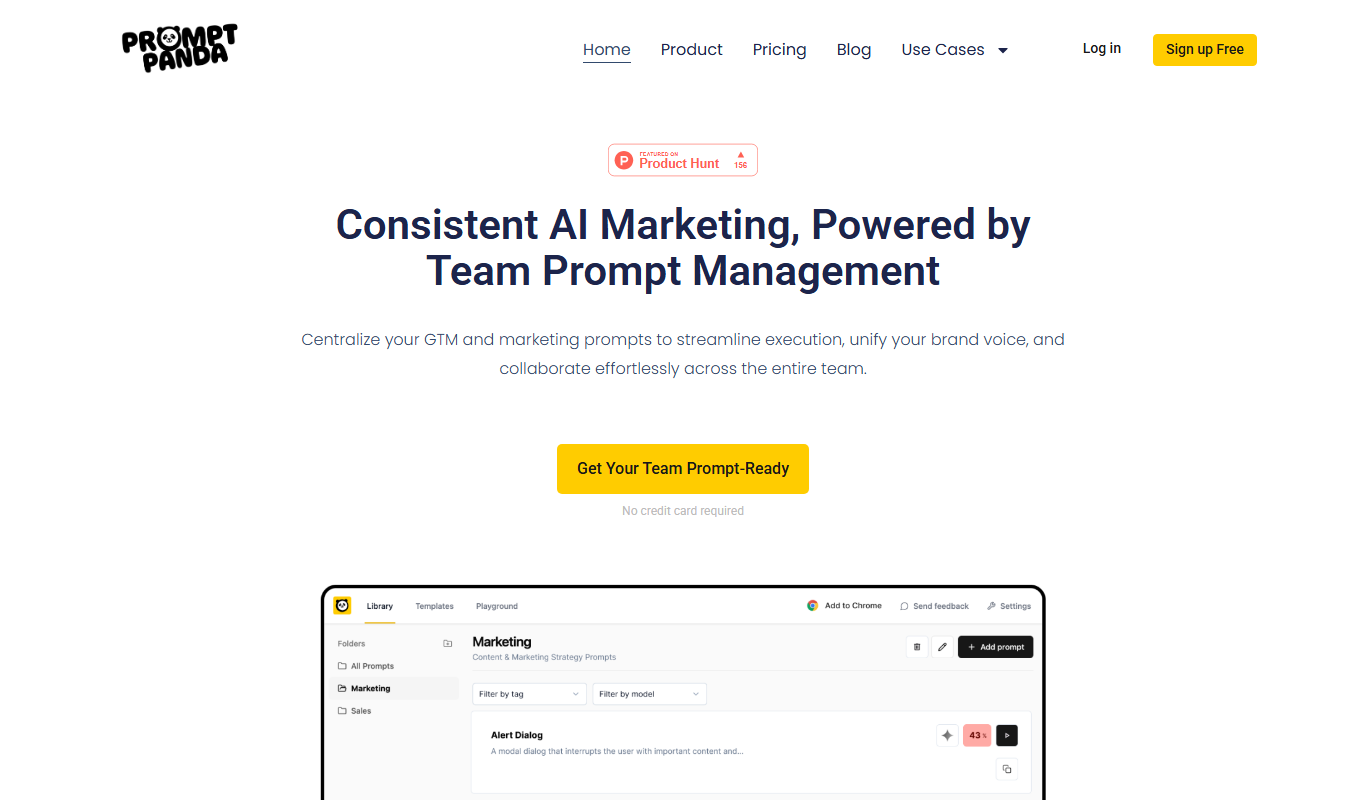 promptpanda app screenshot