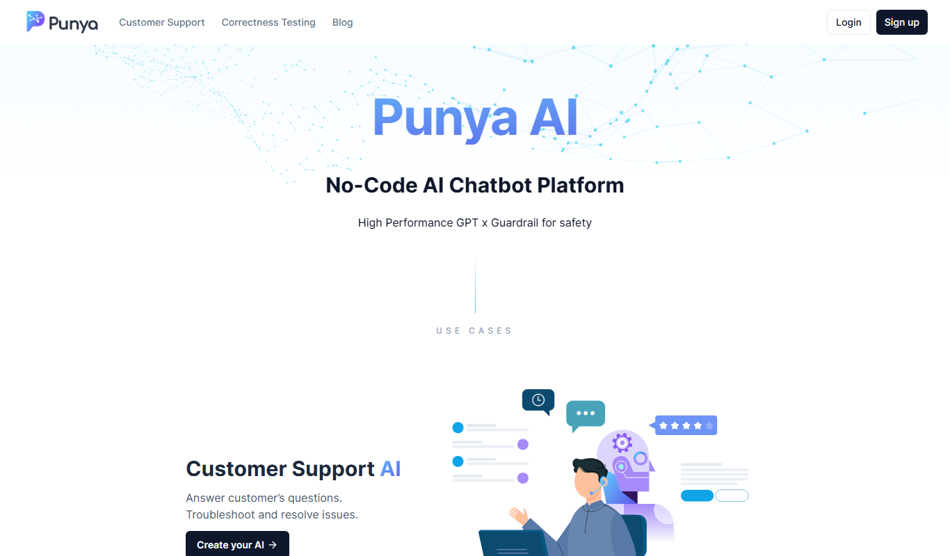 Punya AI app screenshot