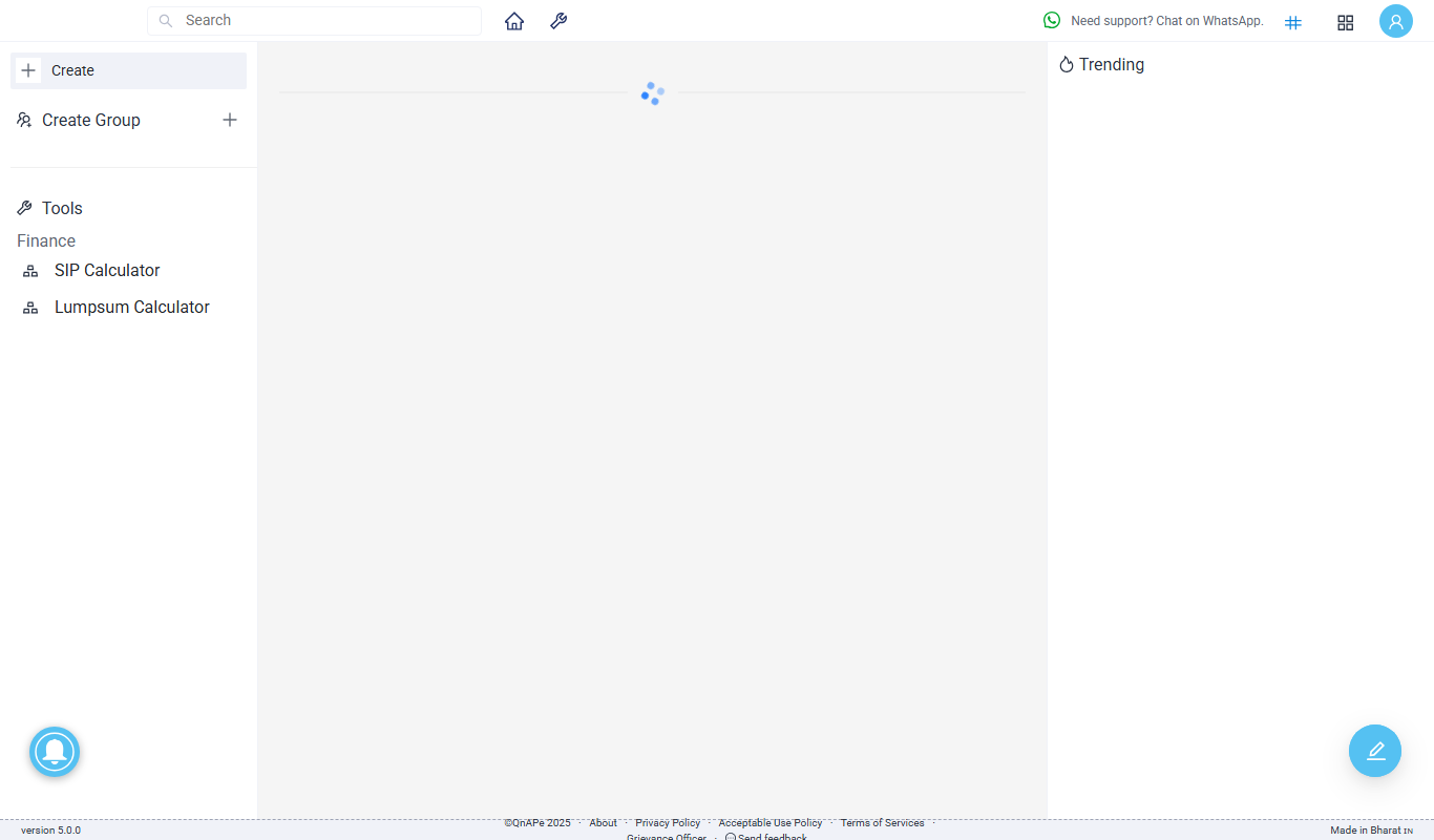 QnAPe app screenshot