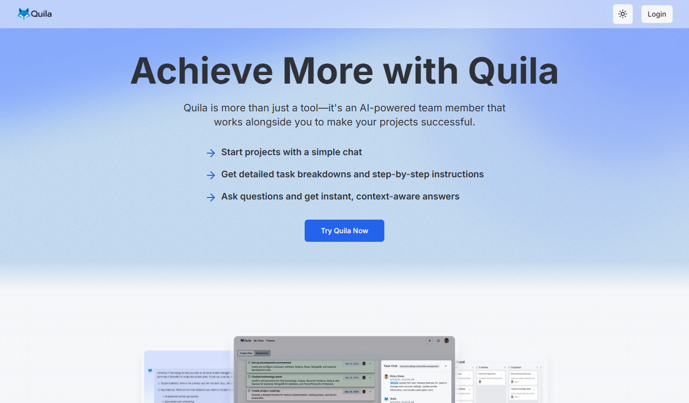 Quila app screenshot