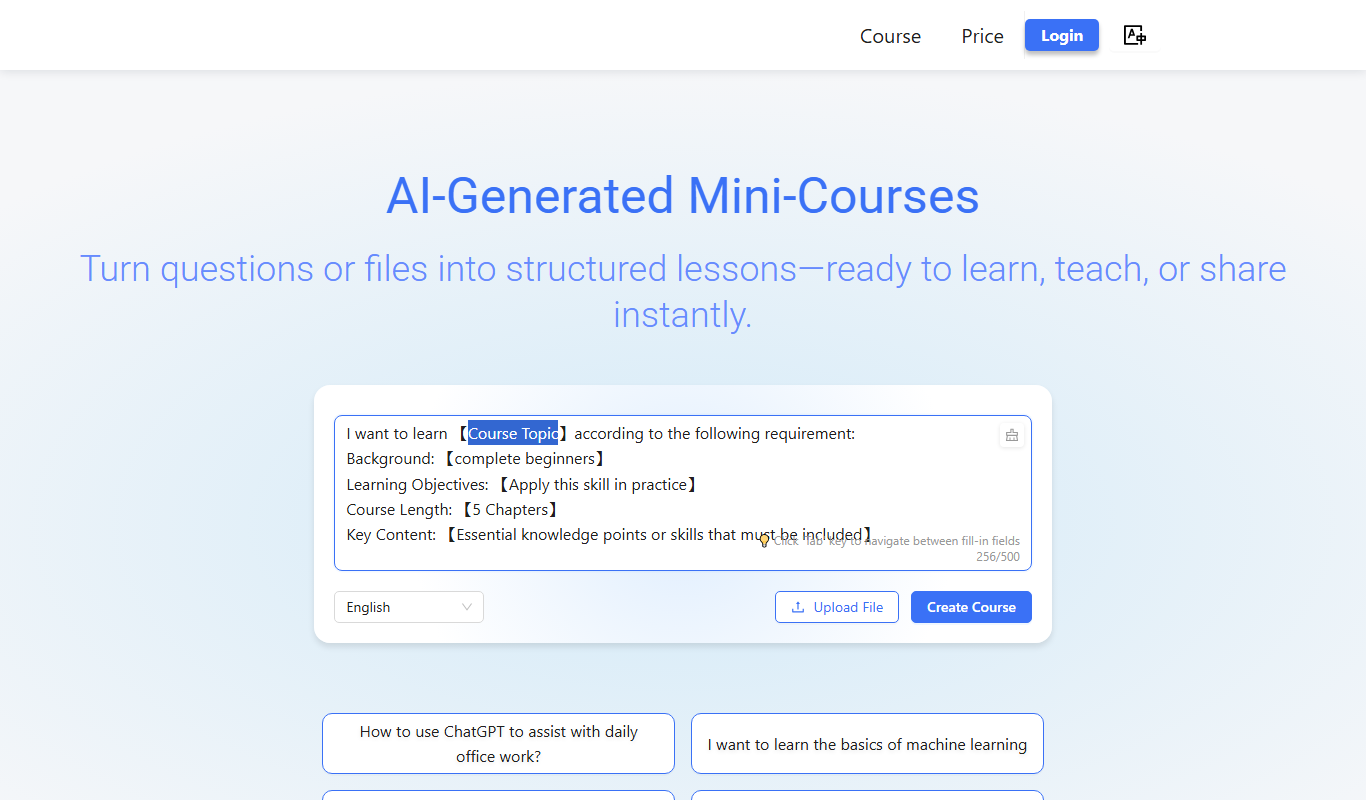 RapiLearn AI app screenshot