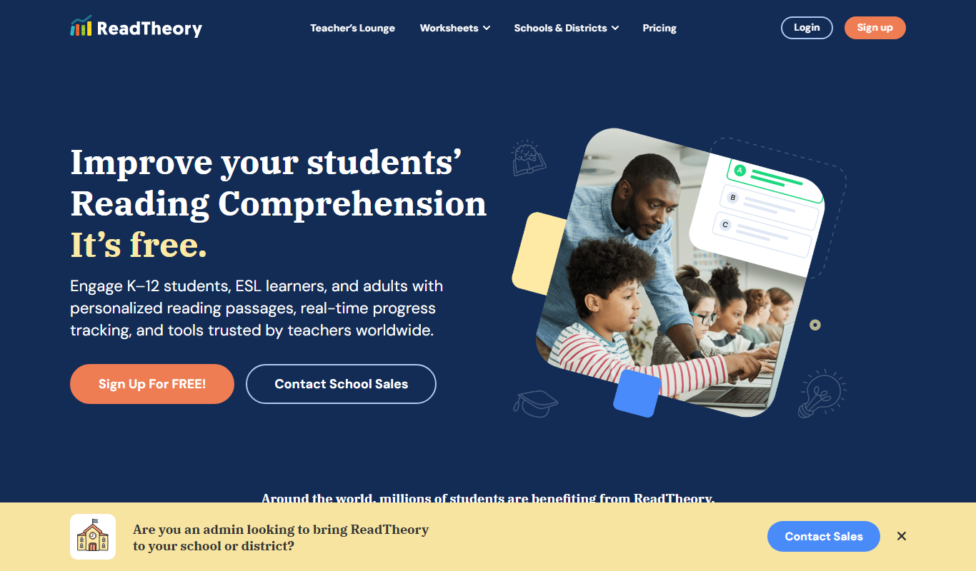 ReadTheory app screenshot