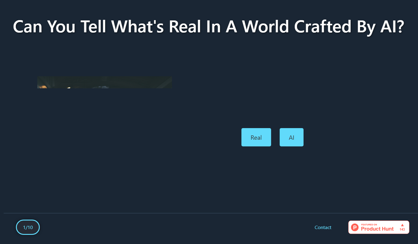 Real Or AI app screenshot