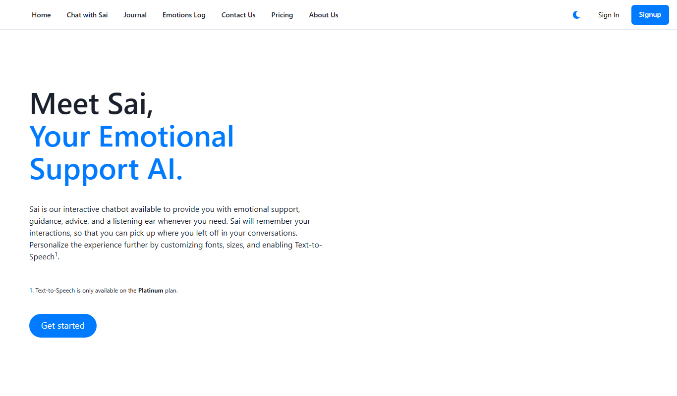 Reassurance AI (Beta) app screenshot