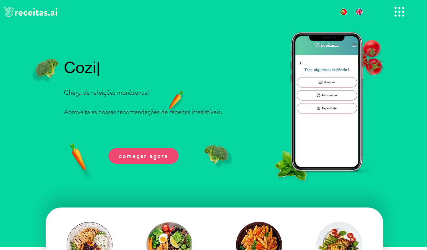 receitas.ai app screenshot