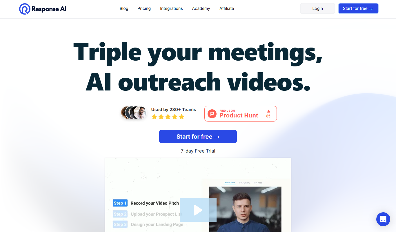 Response AI app screenshot