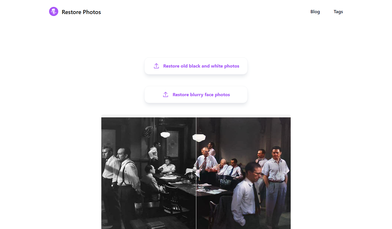 Restore Photo app screenshot