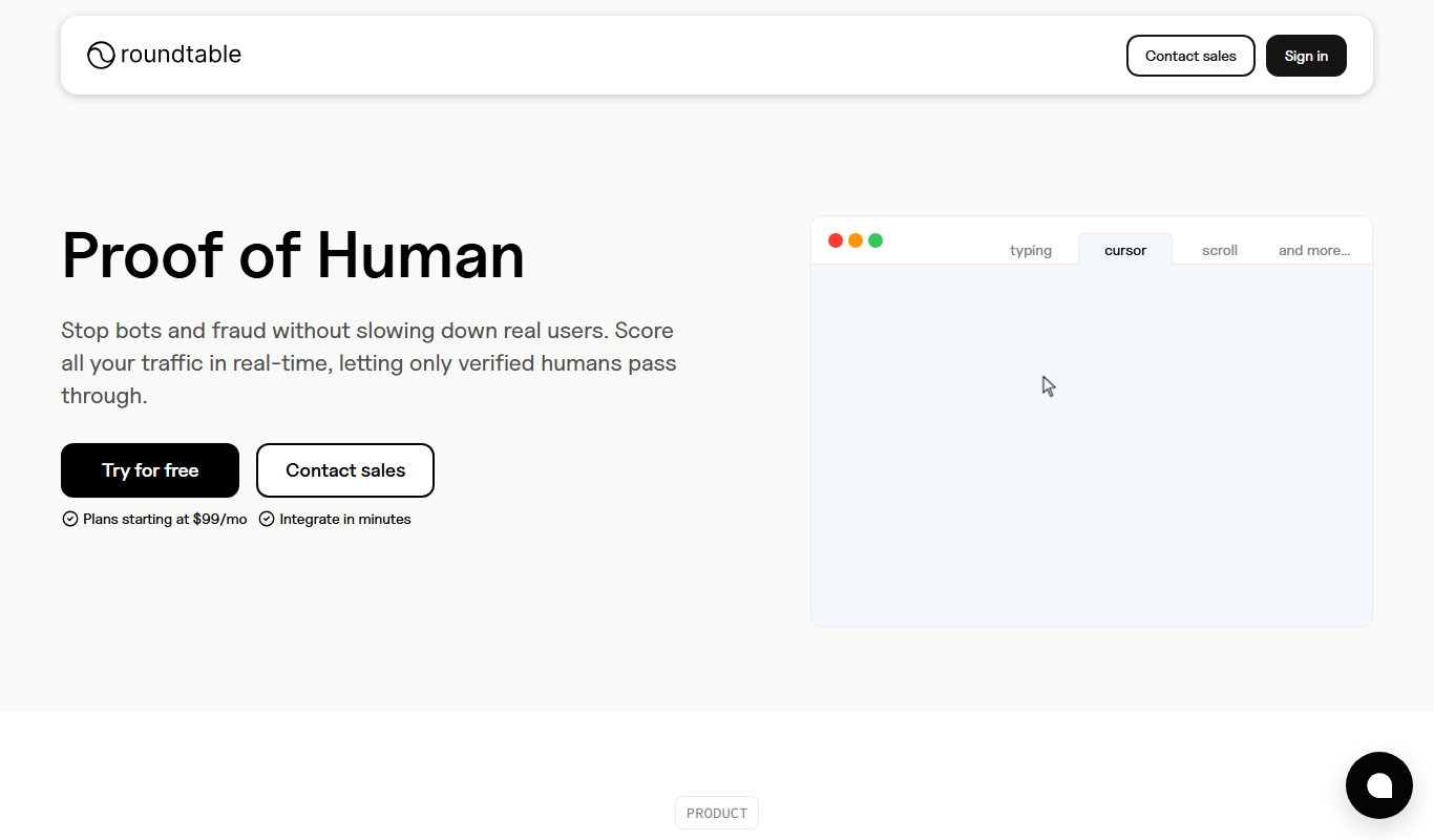 Roundtable app screenshot