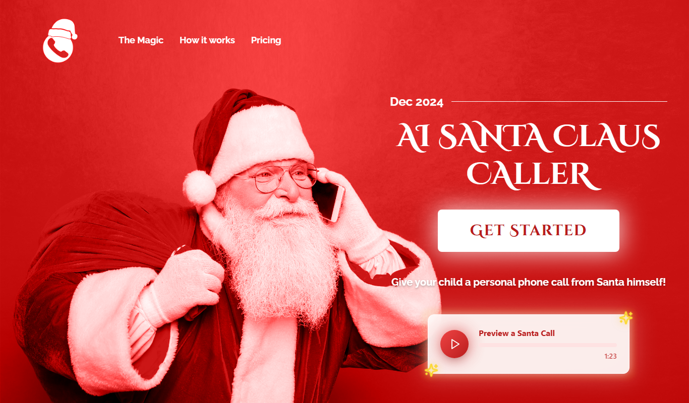 Santa Claus is Calling app screenshot