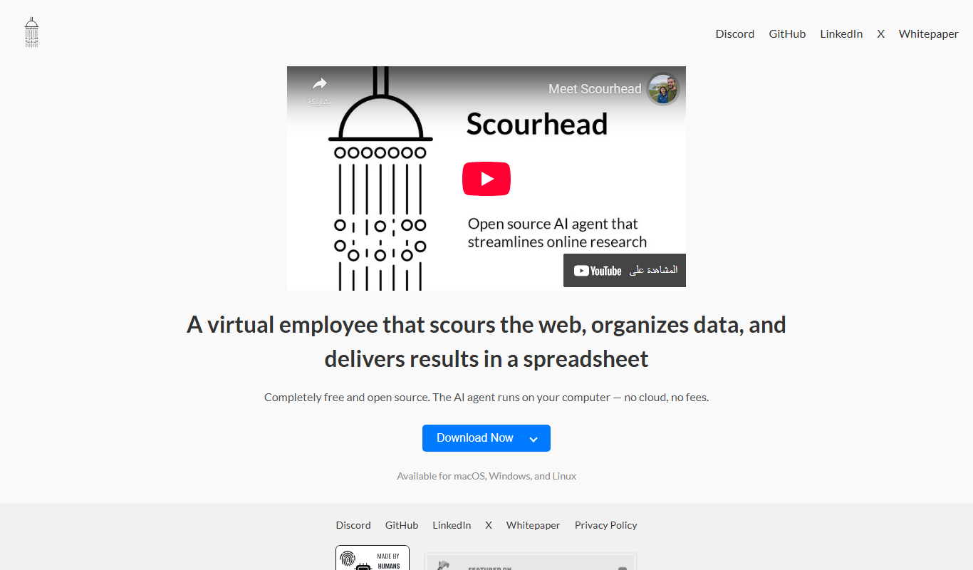 Scourhead app screenshot