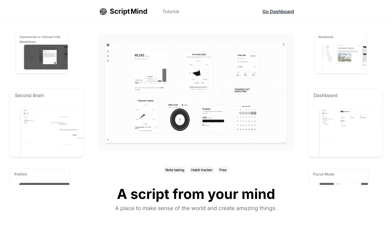 Screenshot of ScriptMind AI scriptwriting interface