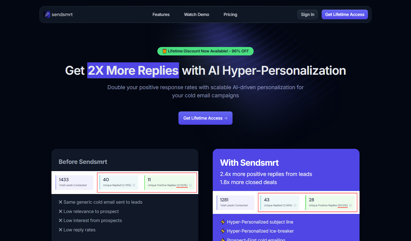Sendsmrt app screenshot