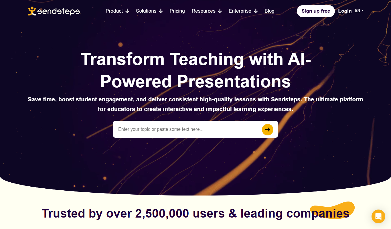 Sendsteps.ai: First AI Presentation Tool app screenshot