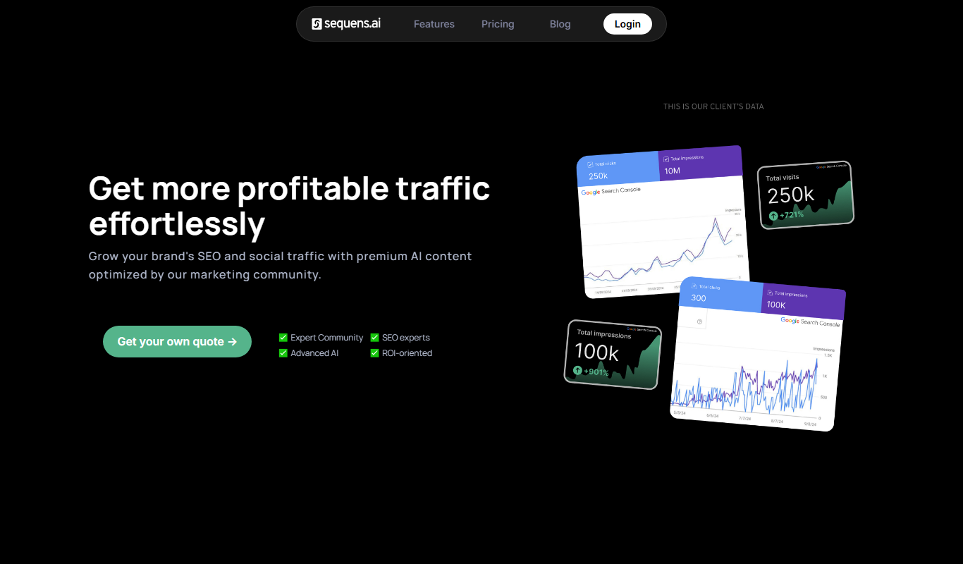 Sequens.ai app screenshot