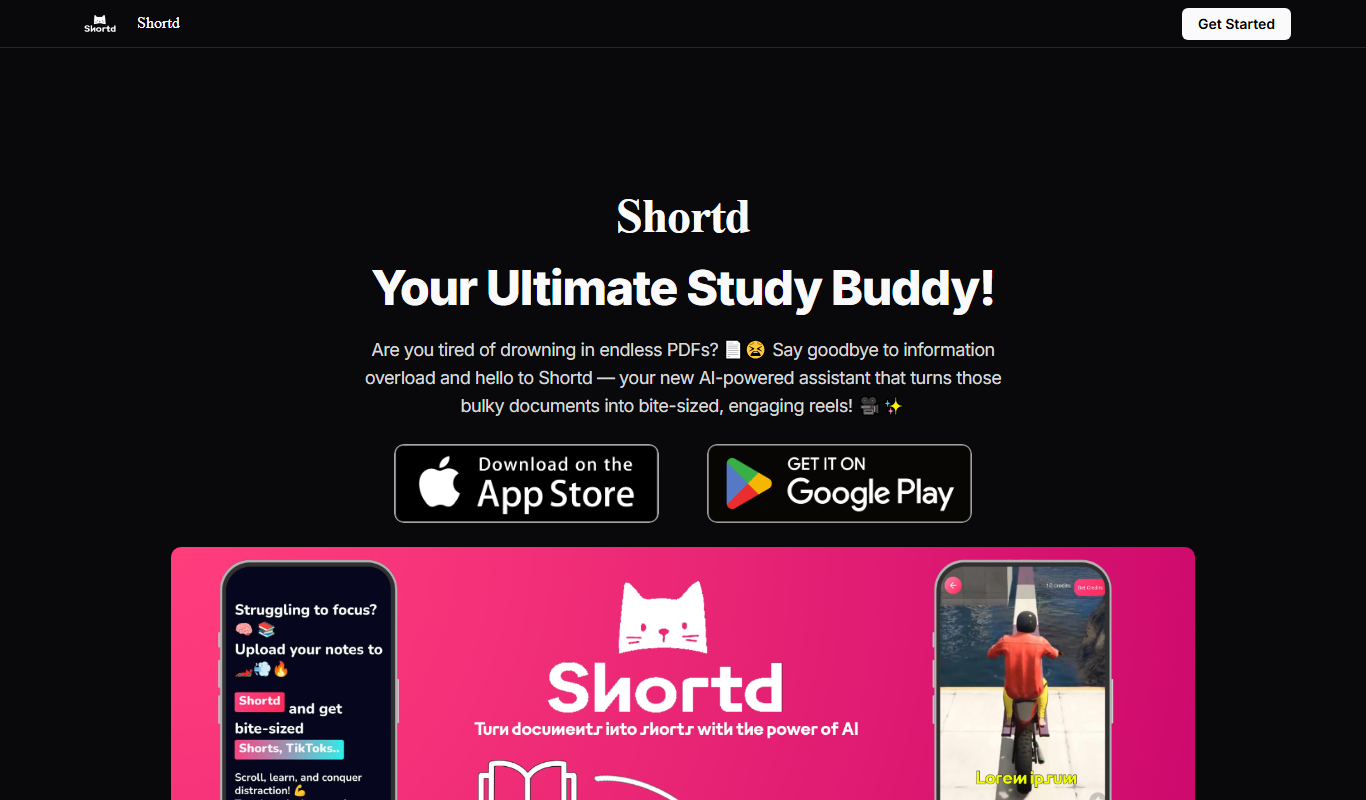 Shortd.io app screenshot
