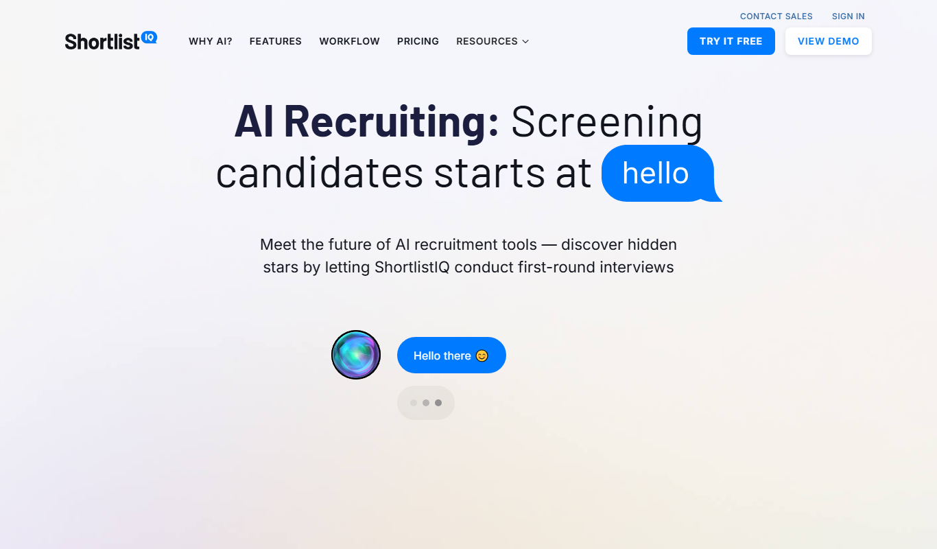 ShortlistIQ app screenshot