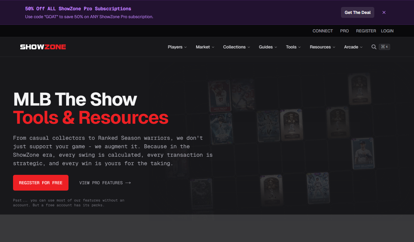 showzone.gg app screenshot