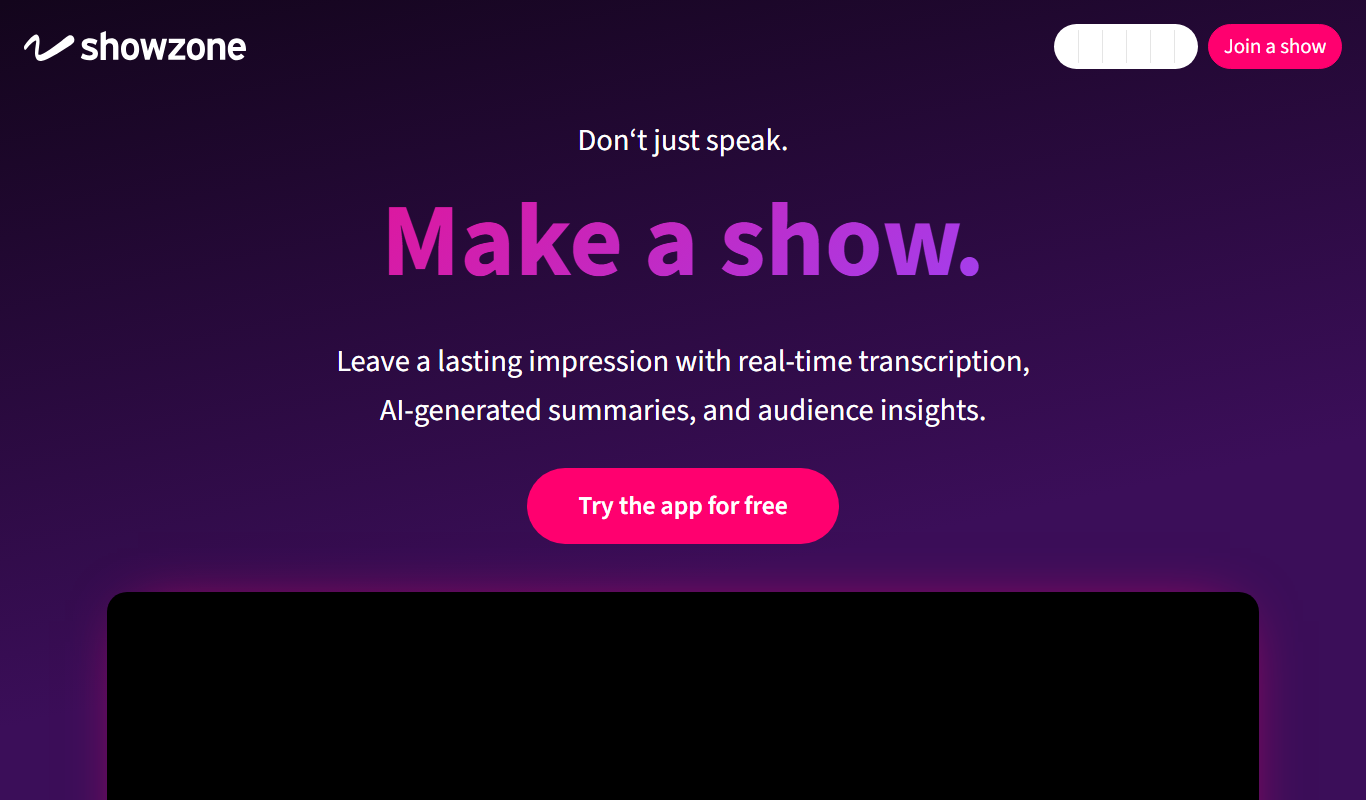 Showzone Interactive Live Streaming Platform For Creators