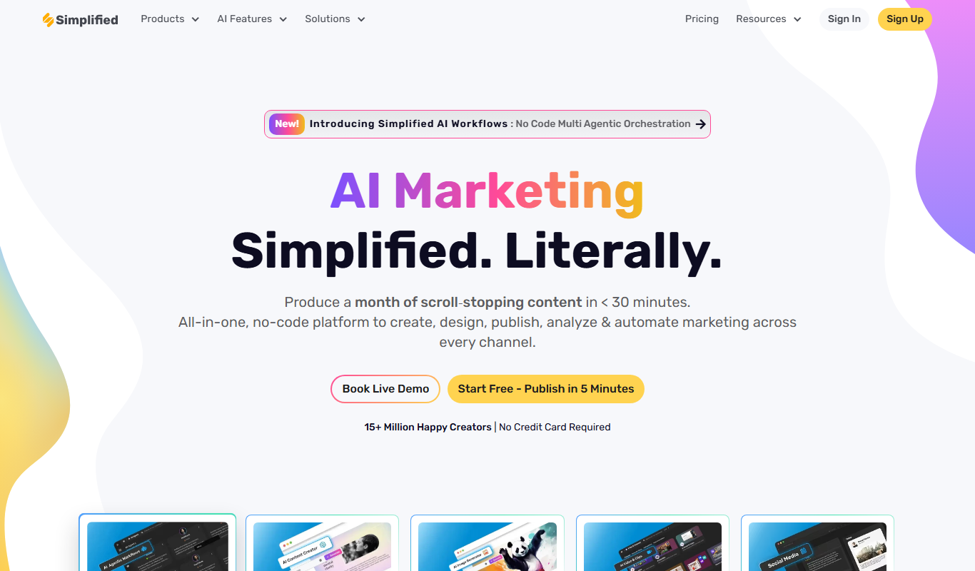 simplified.co app screenshot