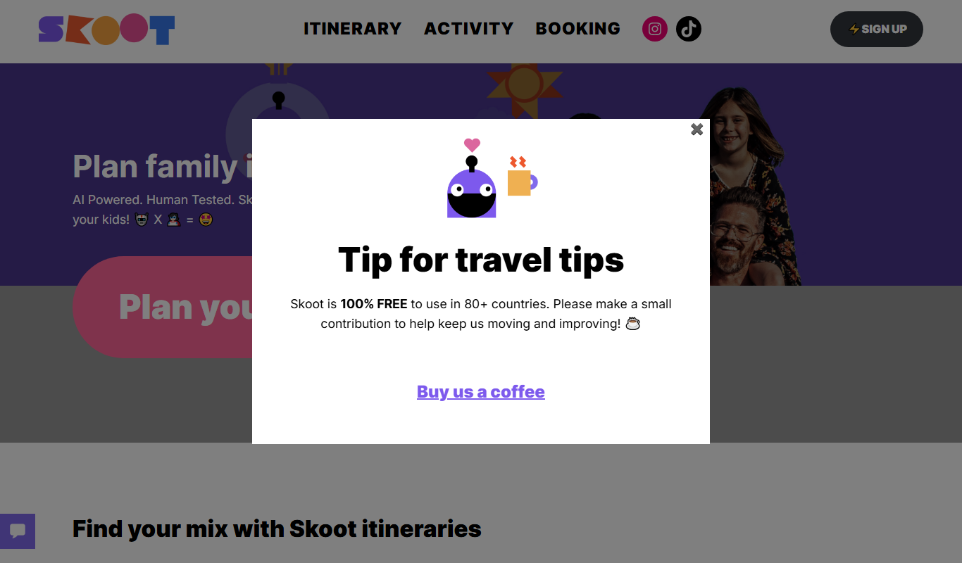 Skoot app screenshot