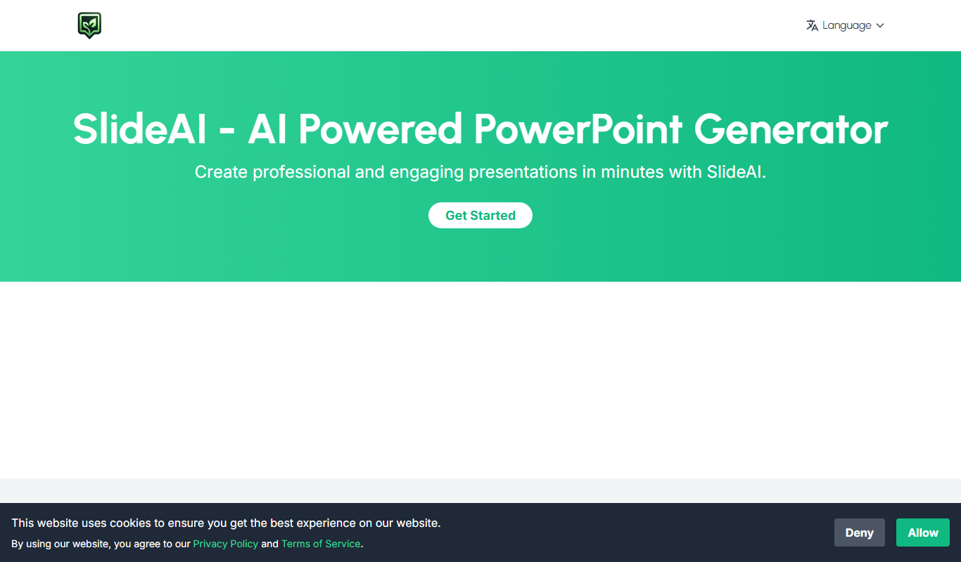 SlideAI app screenshot