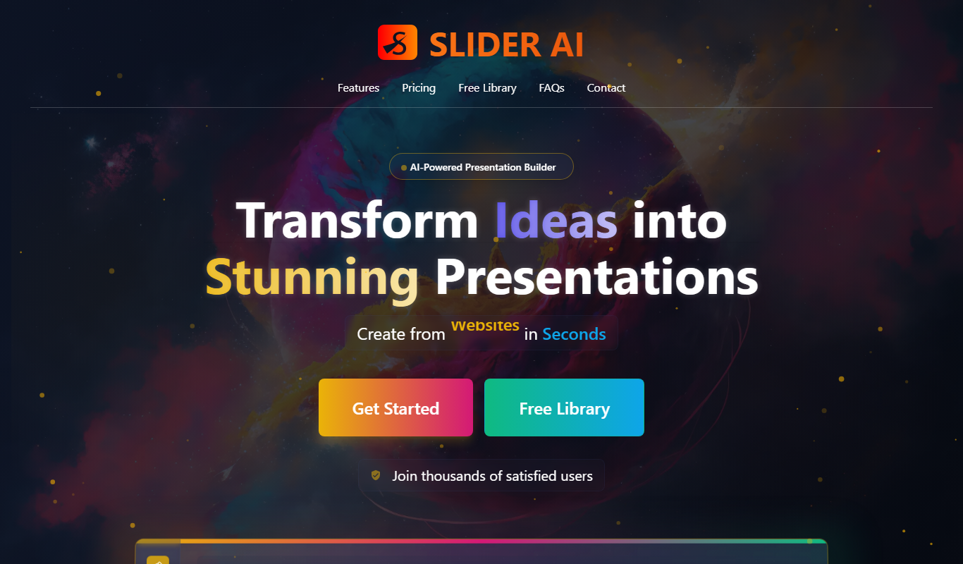 Slider AI app screenshot