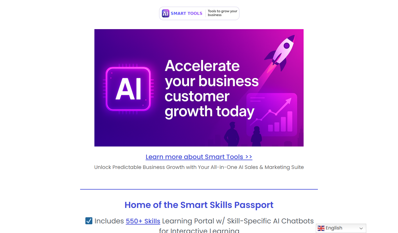 Smart Skills Passport AI Edition app screenshot