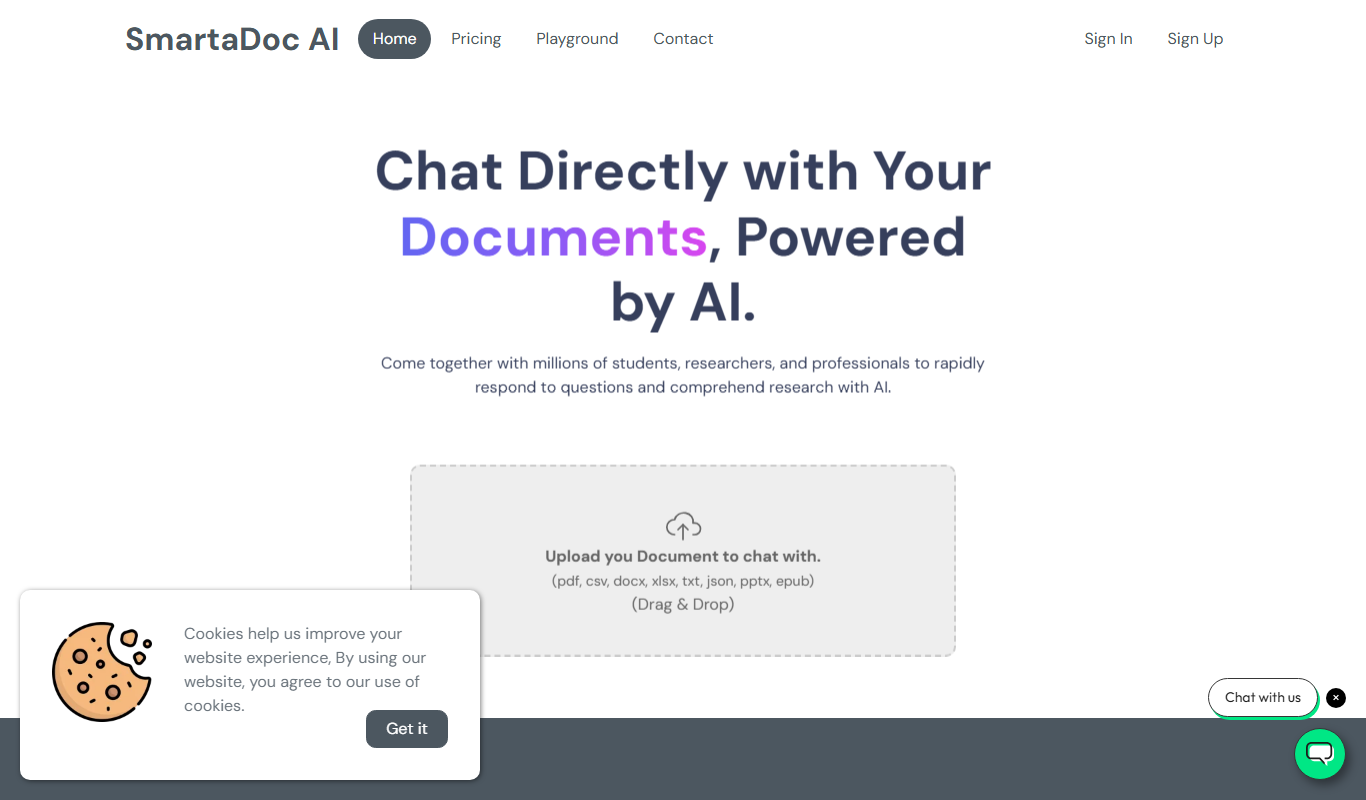 SmartaDoc AI app screenshot