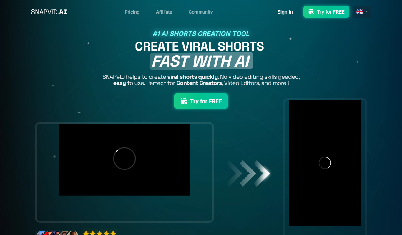 SNAPVID app screenshot