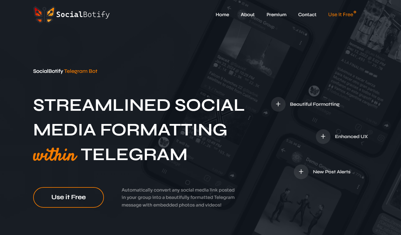 SocialBotify app screenshot