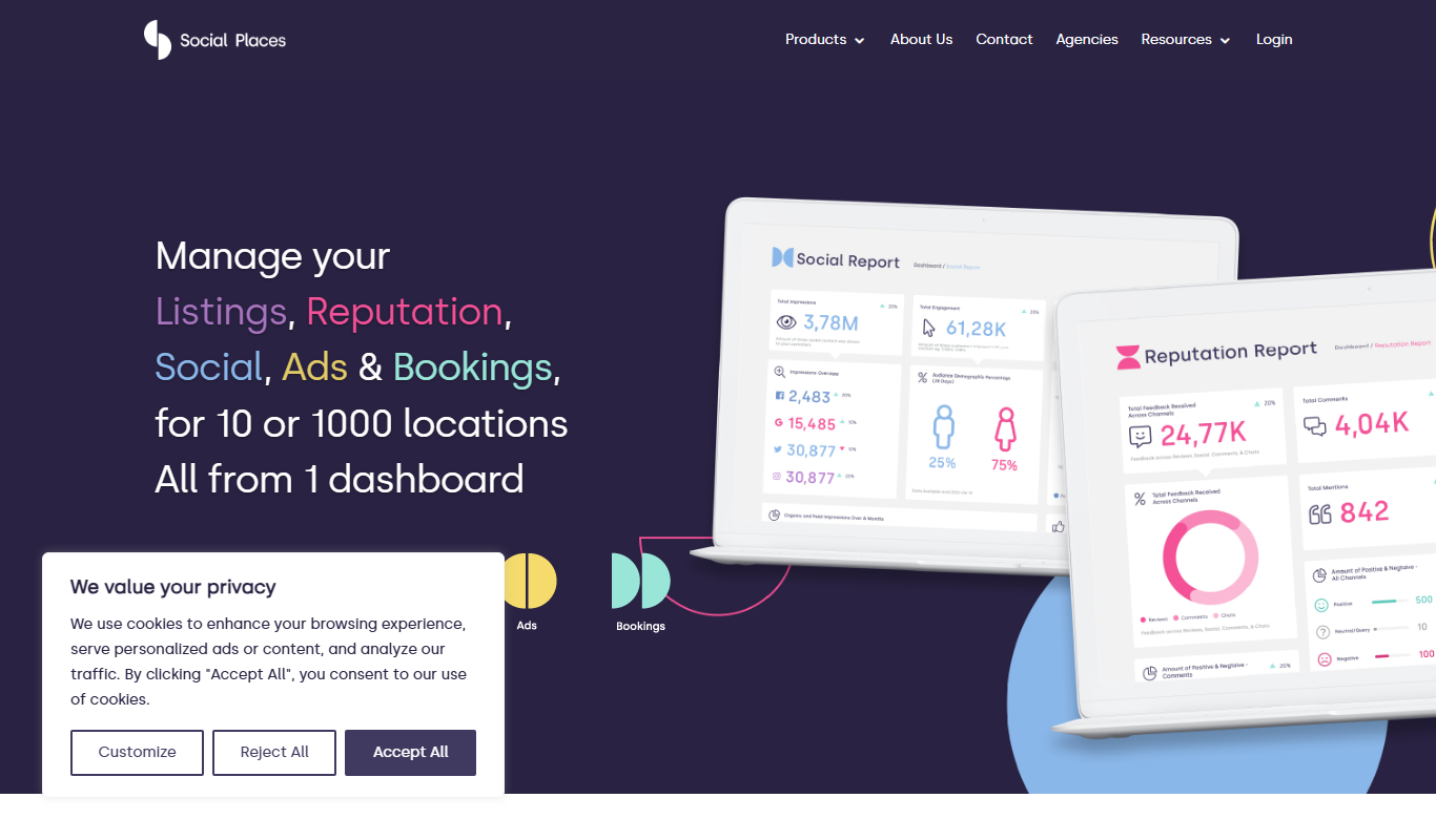 socialplaces.io app screenshot