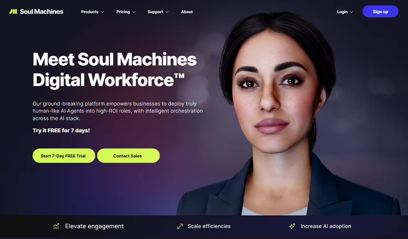 Soul Machines app screenshot
