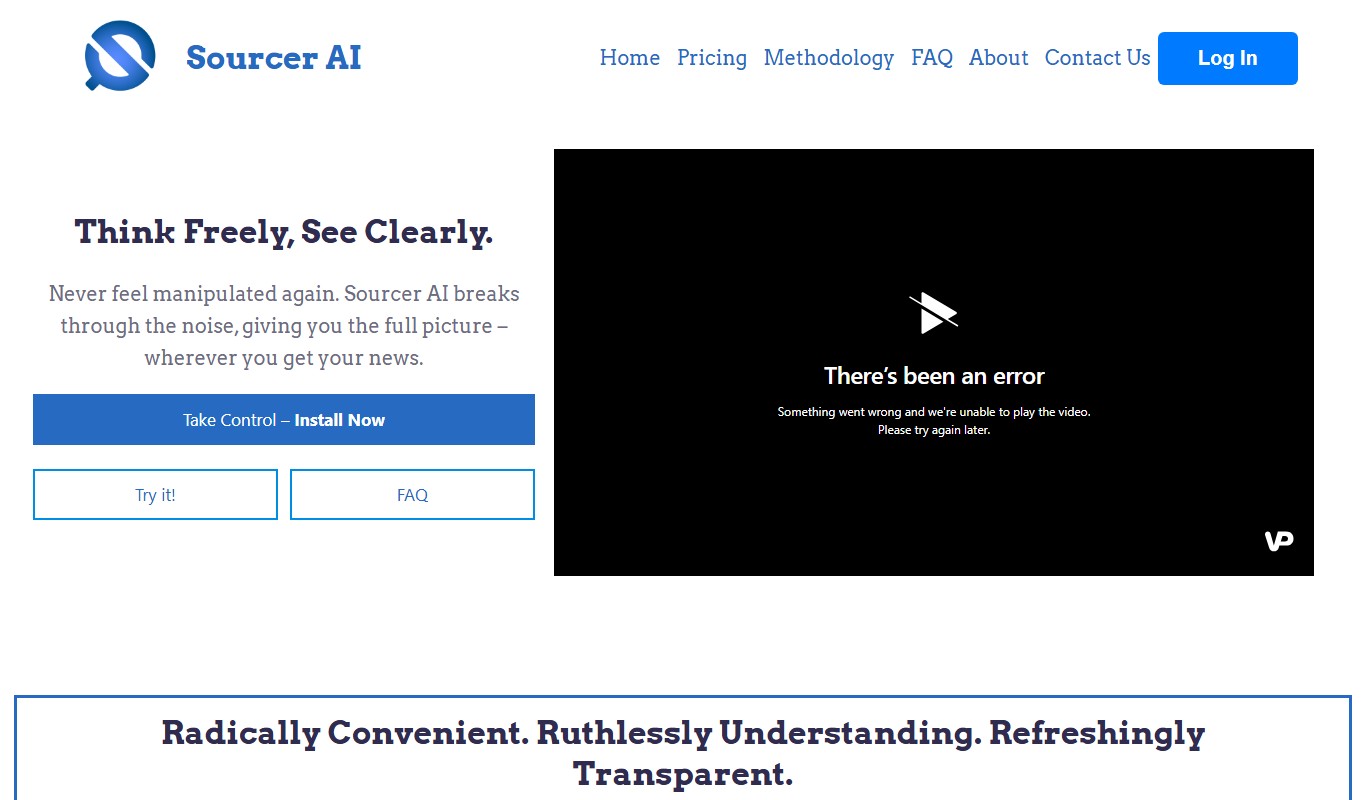 Sourcer AI app screenshot