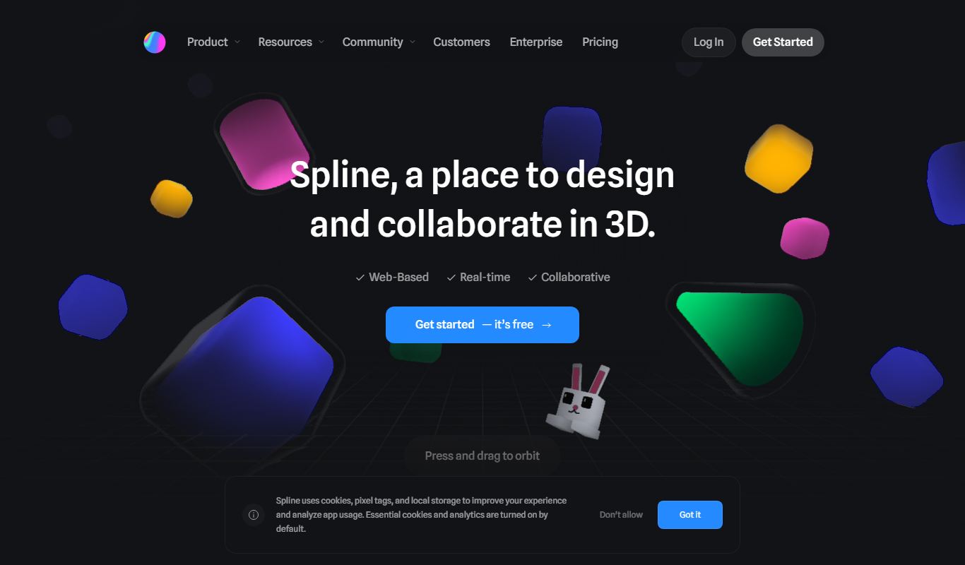 Spline app screenshot