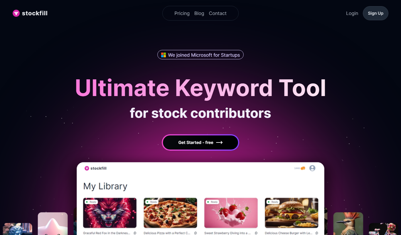 Stockfill app screenshot