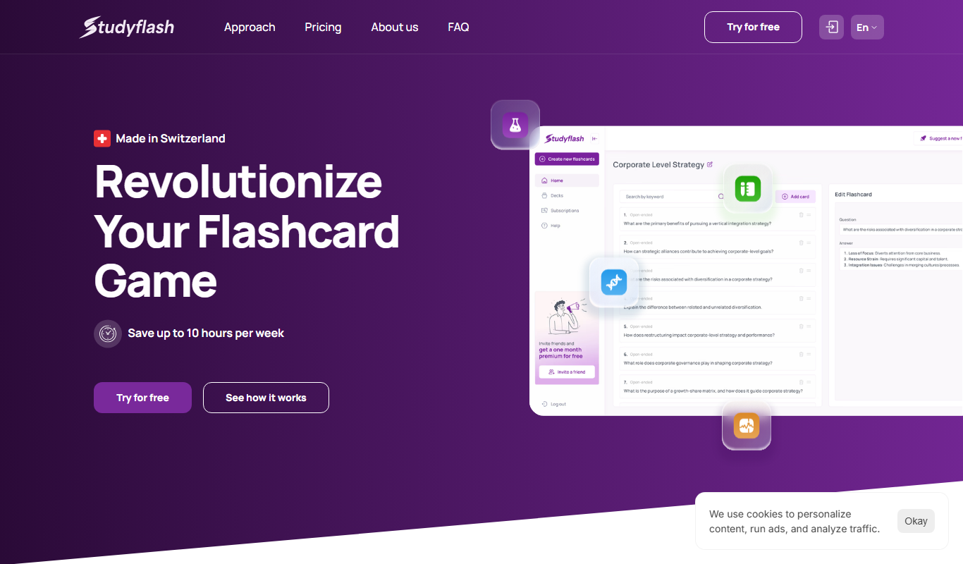 Studyflash app screenshot