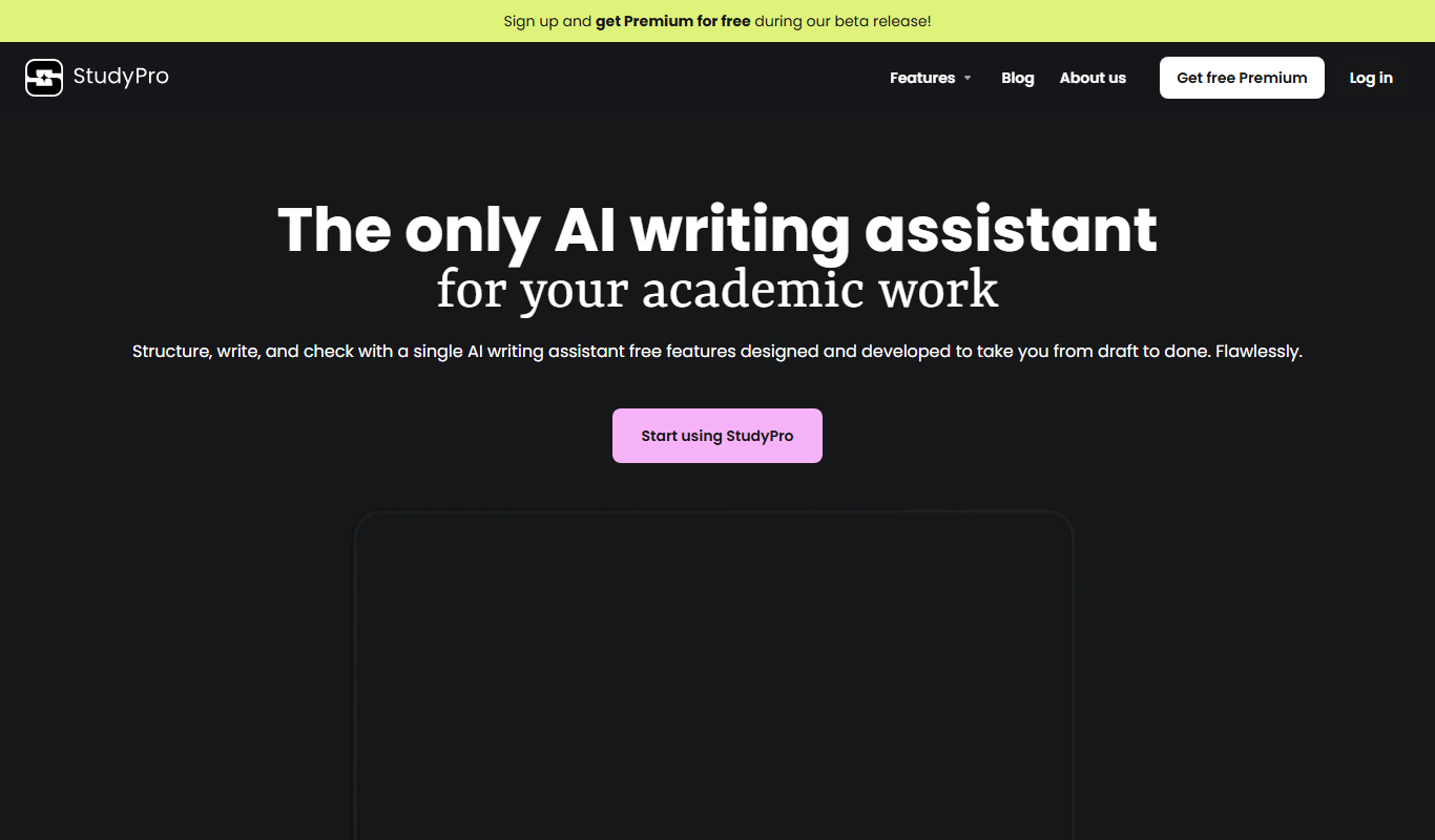 StudyPro app screenshot