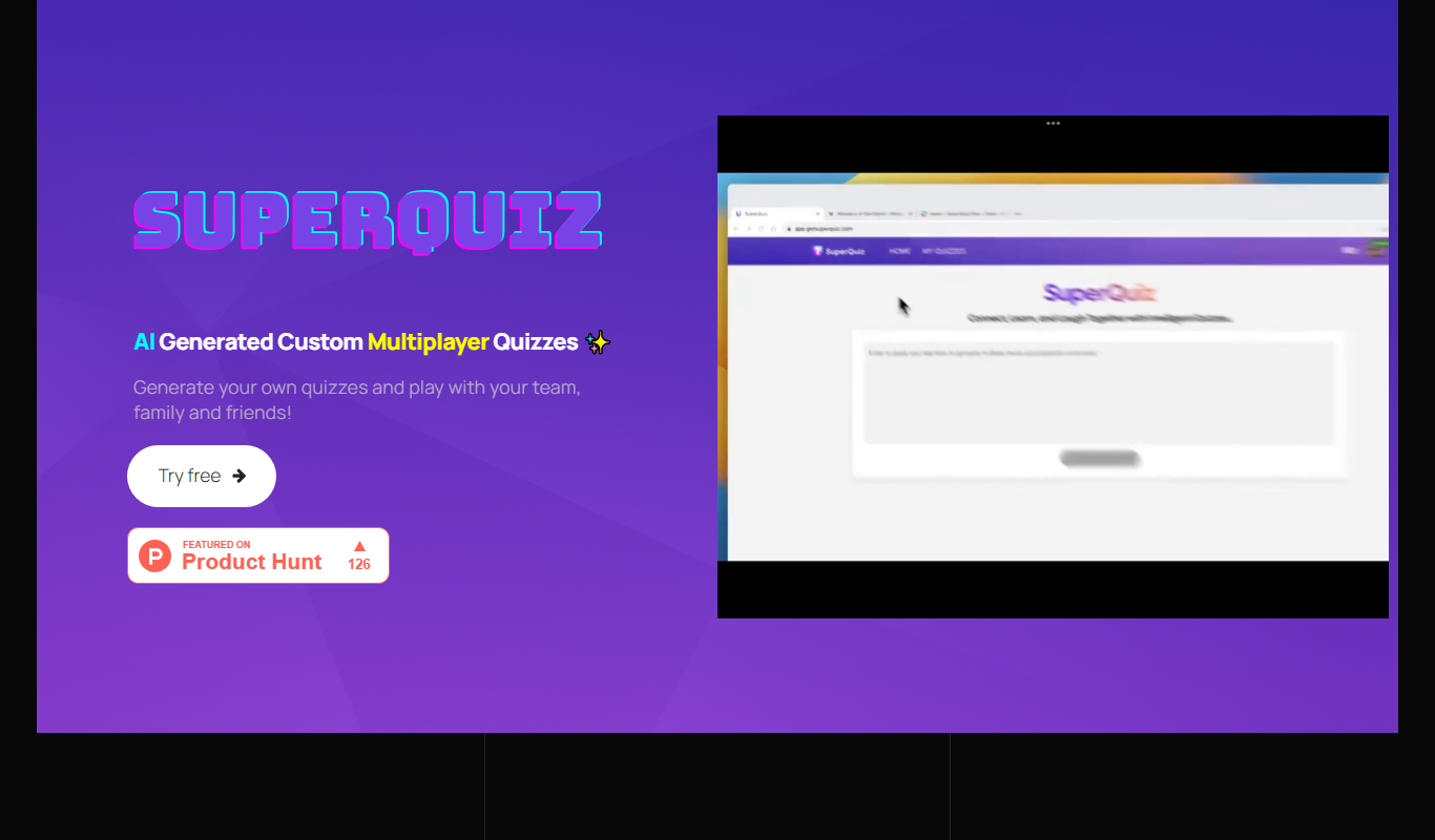 SuperQuiz app screenshot