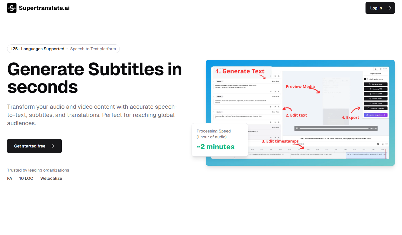 Supertranslate app screenshot