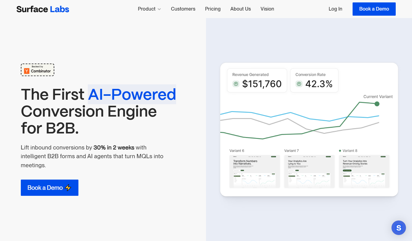 Surface Labs app screenshot
