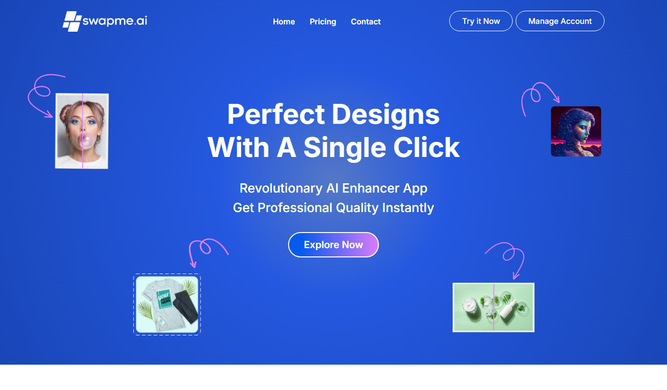 swapme.ai app screenshot